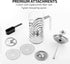 OVENTE 20 Ounce French Press Coffee Maker, Heat Resistant Borosilicate Glass, 4 Level Stainless Steel Filter System,