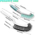 HONGSAGE 2Pcs Cleaning Brushes, Multi-Purpose Right Angle Brush Scrubbing Kitchen Bathroom Deep Cleaning Edge Corner