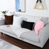 MANDIOO Pack of 2 Pure Snow White Faux Fur Throw Pillow Covers, 22x22 Inches