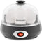 Elite Gourmet EGC007CHC# Rapid Egg Cooker, 7 Easy-To-Peel Eggs, Poacher, Omelet Maker, Auto Shut-Off, Charcoal Grey