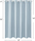 Set, MitoVilla No Hooks Needed Blue Waffle Shower Curtain Liner Modern Waffle Weave Heavy Duty Fabric Cloth Shower