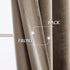 84 inches 52 84, 1 RYB Home Taupe Velvet Curtains Long for Bedroom, Super Soft Room Darkening Thermal Insulating Window
