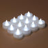 LumaBase Battery Operated Tea Light Candles, Pink, Set of 12