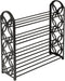 Honey Can Do 4 Tier Butterfly Shoe Rack SHO-09597 Black