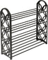 Honey Can Do 4 Tier Butterfly Shoe Rack SHO-09597 Black