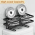 PowerKing 2 Over The Toilet Storage Shelf, Bathroom Organizer Rack with Hooks, No-Drill, Rust-Resistant Steel, Toilet