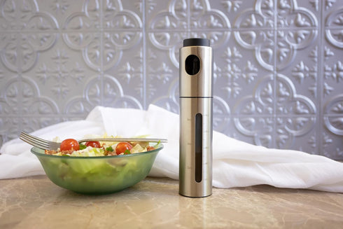7" 1.5" Fox Run Olive Oil Sprayer Bottle, x Stainless Steel Oil Mister