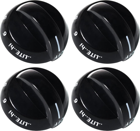 316220002 Stove Knob Assembly for Gas Oven Range, Compatible with Frigidaire Burner Accessories, 4PACK