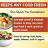 FoodLite The Quick Vac: Only Airtight Vacuum Sealed Cheese Saver Container - Perfect For Keeping Cheddar, Parmesan