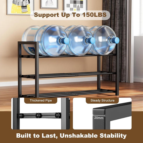 3-Tire Closet, 17"-31" 6-12 Roylvan Expandable Shoe Rack for Adjustable Free Standing Shoe Shelf Storage Fits Pairs