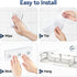 3 Pack YASONIC Shower Caddy Adhesive, No Drill Bathroom Organizers, Rust Proof Shower Shelves, Wall-Mounted Shower