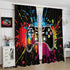 Gamer Curtains for Boys Kids Bedroom, Cool Gaming Decor, Neon Gamepad Teens Curtains for Bedroom Window Treatment Set
