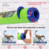 Set Georgie Porgy Slide Torch Projector Toys Flashlight for Kids Educational Solar System Planet Toys Science Wall