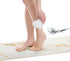 ENKOSI Non Slip Loofah Shower Mat - Soft Shower Rug for Inside Shower - Bath Mats for Shower (White Gold Marble 40x16)
