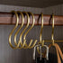 20Pcs Heavy Duty Gold S Hooks, Aluminum Alloy Universal Hooks for Bathroom, Kitchen, Cloakroom, Pots, Pans, Cups