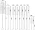 8 Pcs Bottle Cleaner Brush and Straw Cleaner Brush, Long Deep Nylon Bottle Brush with Bendable Stainless Steel Flexible Handles for Bottles, Straws, Pipes, Wine Decanter, Sinks and Cup Cover