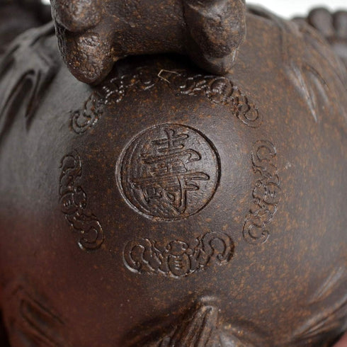 Chinese Dragon Turtle Tea Decoration - Pet Zisha Clay Lucky Fengshui Home