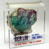 Original Piece of the Berlin Wall - Authentic Souvenir Mounted in Acrylic Display (Small 2"X2", Divided City)
