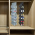 asoqwal 2 Pack 12 Closet Large Pockets Hanging Shoe Organizer for with Roating Hanger for Storage Mens Shoes,Kids