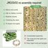 200 6.5ft 6.5ft JMEXSUSS Vines Lights for Bedroom, LED Vines Fairy Lights, Artificial Ivy Leaf Light for Wall Curtain