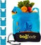 BagPodz Sturdy Reusable Grocery Bags Foldable and Washable - Made From RipStop Nylon