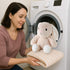 Set 0+ The Peanutshell Gift Adorable Fluffy Stuffed Animal Bunny Rabbit & Pink Baby Blanket for Girls, Cute Plushies