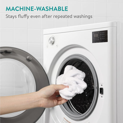 Navaris Microfibre Pads - Set of 10 Washable Replacement Cloths for Handheld Steam Cleaner 49454 - Floor, Wall Cleaning