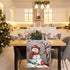 13x108 Inch Christmas Red Bird Branch Table Runner Snowman Cardinal Burlap Table Runners, Winter Xmas Seasonal Coffee