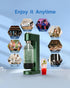 1 2 Pack, (1L) (1L) Soda Maker Bottles, Litre Reusable BPA Free Sparkling Water Bottles, Reusable Carbonating Bottles