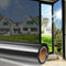One Way Window Film Privacy Tint for Home, Reflective Light Heat Blocking for Doors and Windows (Black 17.5X78.7)