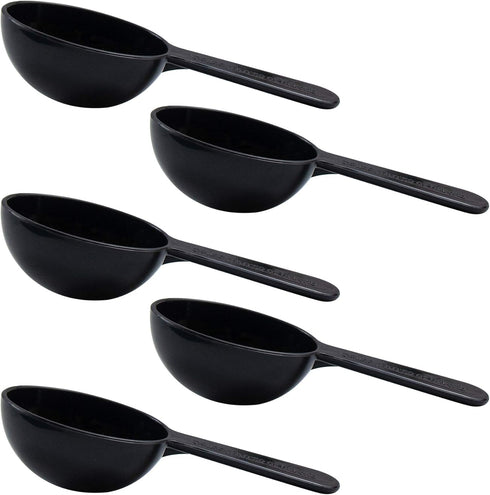 AUEAR 5 Pack Tablespoon Coffee Scoop, Plastic Measuring for Milk Powder and Spices