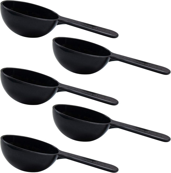 AUEAR 5 Pack Tablespoon Coffee Scoop, Plastic Measuring for Milk Powder and Spices