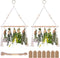 PROTITOUS 2pack Herb Drying Rack Flower Drying with 25PCS Brown Gift Tags and