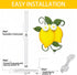 Summer Countertop Lemon Paper Towel Holder, Spring Lemon Decor for Cute Farmhouse Home Table, Housewarming Birthday
