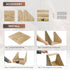 Wooden Chicken Nesting Box for Chickens, Sturdy Wall Mount Egg Laying Box for Hens, Chickens, and Ducks (2 Pack)