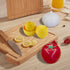 Vegetable and Fruit Storage Containers for Refrigerator, Pack of 5 Lemon Tomato Garlic Avocado Onion Shaped