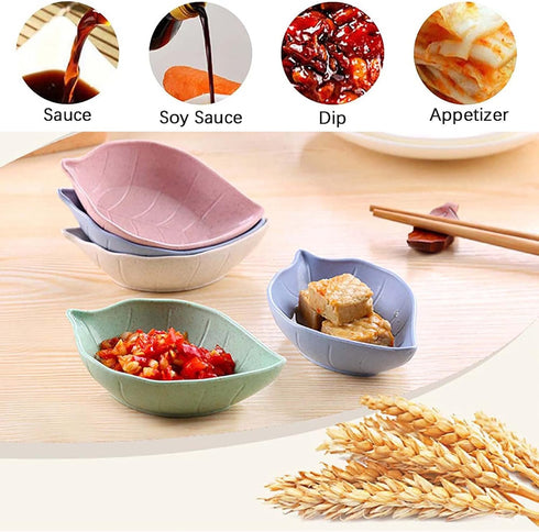 Soy Sauce Dish, 8 Pcs Small Bowls for Dipping, Seasoning Plates, Mini Appetizer Plates