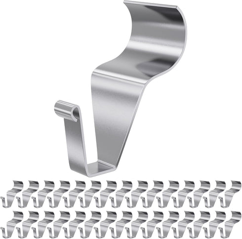 Vinyl Siding Hooks (30 Pack), Heavy Duty Hangers Clips for Hanging Outdoor Lights and Wreath Decor