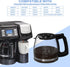 12 Cup Coffee Maker Carafe Replacement Pot for Hamilton Beach Flexbrew Models: 49902, 49915, 49905C, and more