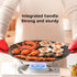 Nonstick Grill Pan, Induction Stove Top Grill Plate, Korean BBQ Round Griddle for Home, Outdoor, Camping