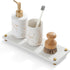 Razborci Water Absorbing Stone Sink Caddy Kitchen Sink Organizer Tray, Diatomite Bathroom Counter
