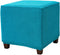 Daunkang Ottoman Cover Square Jacquard Ottoman Slipcover Storage Ottoman Protector Cover for Footrest