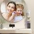 3 Automatic Electric Toothpaste Dispenser, Wall Mounted with Toothbrush Slots, for Kids and Adults (Beige)