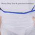 5 Mil Crib Size Mattress Bag with Zipper for Storage Moving, Heavy Duty Plastic Waterproof Mattress Protector Cover