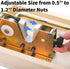 4 Pumtus Manual Nutcracker, Heavy Duty Nut Tongs with Forks & Wooden Base, Adjustable Macadamia Nut Opener Tool, Walnut