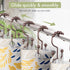 Amazer Shower Curtain Rings, Stainless Steel Hooks, 12 Pcs Double Glide Rings for Bathroom Shower Curtain Rods, Bronze