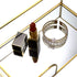 Sumnacon Countertop, Bathroom Guest Towel Holder - Rectangle Glass Napkin Holder for Guest Hand Towels Paper Napkins