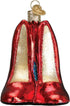 Old World Christmas Glass Blown Ornament, Glamour Heels (32266)