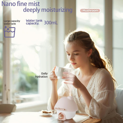 sunset Ultrasonic Humidifiers for Bedroom and Office,Cold fog humidifier with light, baby humidifier with night