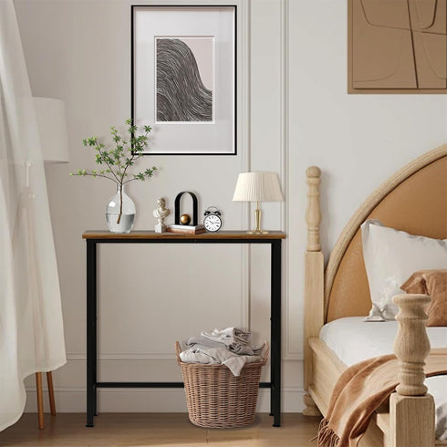 29.5" Narrow Console Table, Small Entryway Table, Thin Hallway Tables, Slim Sofa Side Tables for Hallway, Living Room